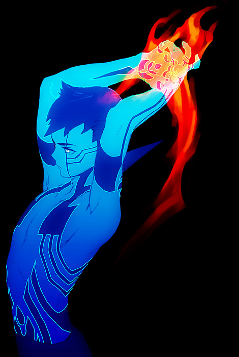 demi-fiend (shin megami tensei and 1 more) drawn by takosu