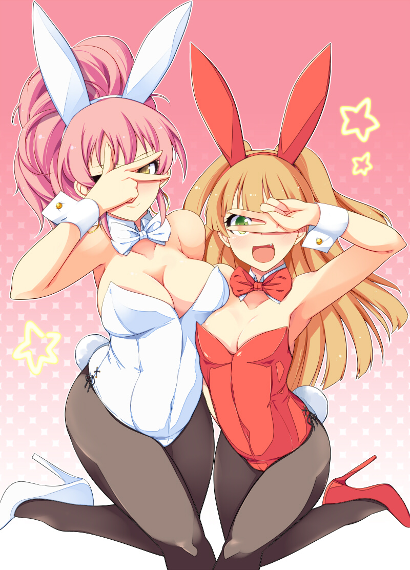 jougasaki mika and jougasaki rika (idolmaster and 1 more) drawn by imacchi