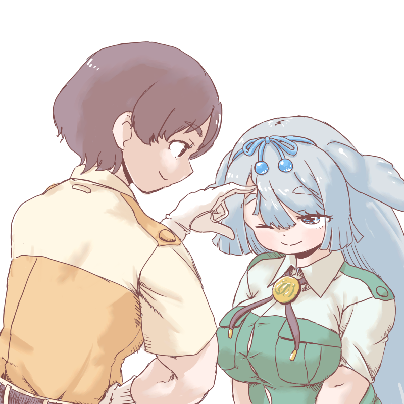 captain and dugong (kemono friends and 1 more) drawn by maki_(02uh14l1b740ao2)