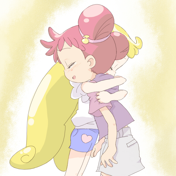 harukaze doremi and makihatayama hana (ojamajo doremi) drawn by core_(mayomayo)