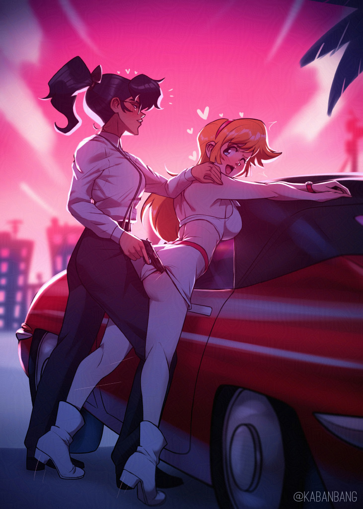 kisaragi honey and aki natsuko (cutie honey and 1 more) drawn by bang_dacy