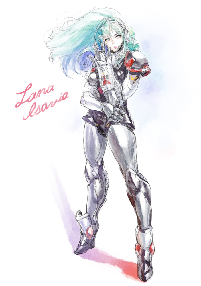 gmp and lana isavia (choujikuu kidan southern cross and 1 more) drawn by xxzero