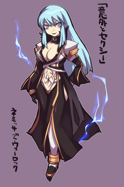 warlock and nemissa (ragnarok online and 2 more) drawn by emon-yu