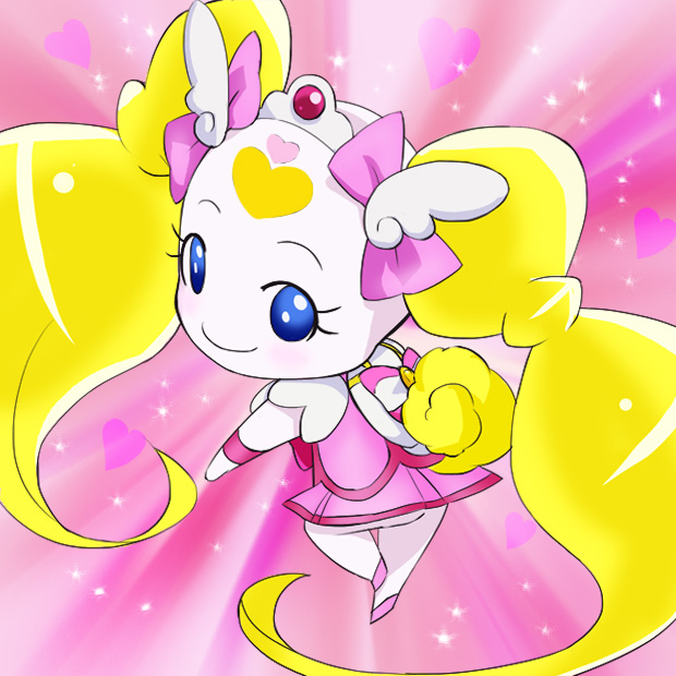 hoshizora miyuki, candy, and cure candy (precure and 1 more) drawn by haruyama_kazunori