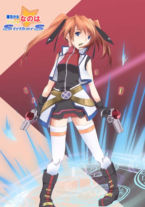 teana lanster and cross mirage (lyrical nanoha and 1 more) drawn by okiura