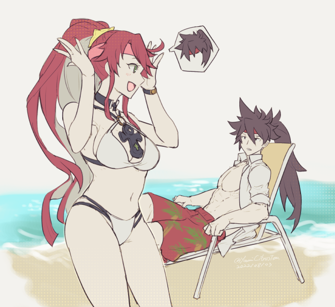 jack-o' valentine and sol badguy (guilty gear and 1 more) drawn by youmicitrustea