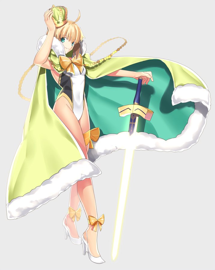 artoria pendragon (fate and 1 more) drawn by chietori
