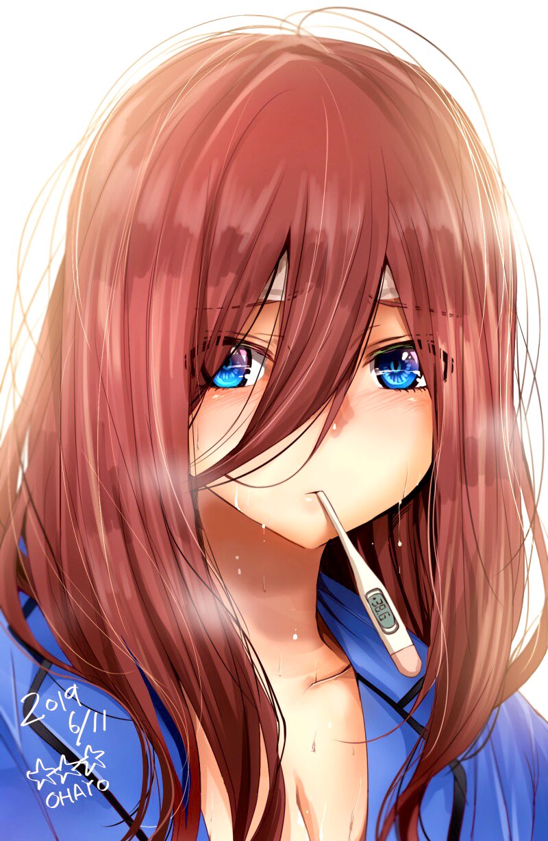 nakano miku (go-toubun no hanayome) drawn by gunjyou_(gunjyou_00)