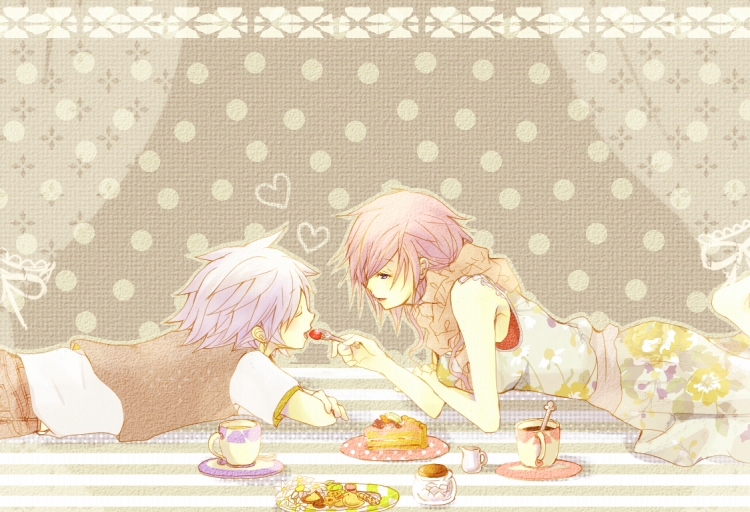 lightning farron and hope estheim (final fantasy and 1 more) drawn by shio_(babbi13)
