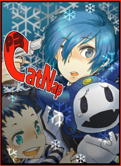 yuuki makoto, jack frost, and pharos (persona and 1 more) drawn by suminohirune