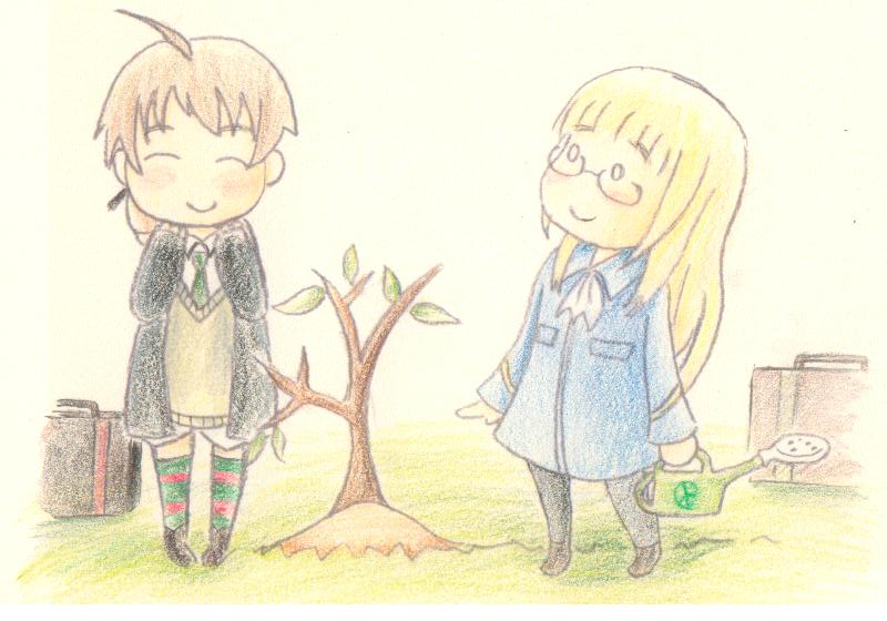perrine h. clostermann and lynette bishop (world witches series and 1 more) drawn by neko_tarou