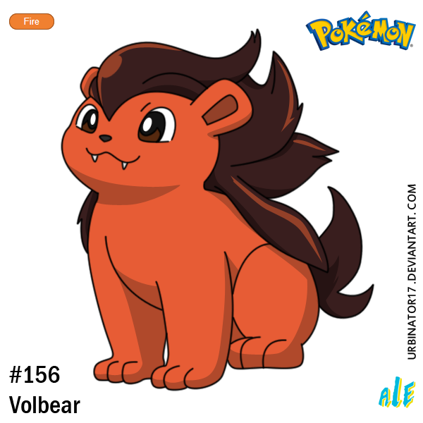 volbear (pokemon and 1 more) drawn by urbinator17