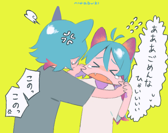 noshime ruka and satonaka kei (original) drawn by niwabuki