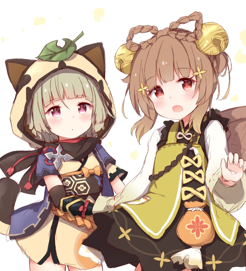 sayu and yaoyao (genshin impact) drawn by tutsucha_illust