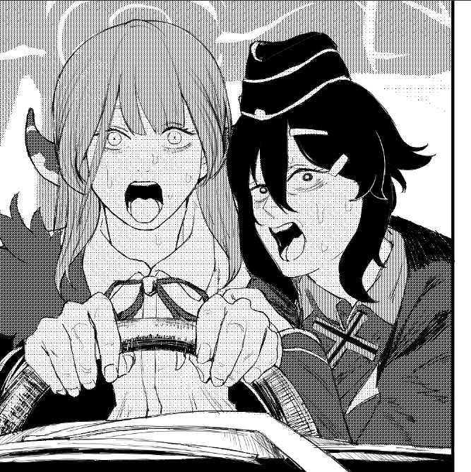aru and haruka (blue archive and 1 more) drawn by nametake_(nekoyasya12172)