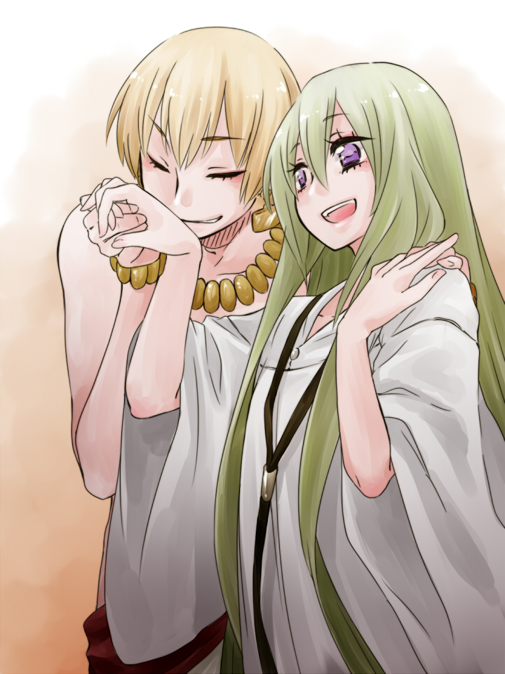 gilgamesh and enkidu (fate and 2 more) drawn by kalanchoe_xxxx