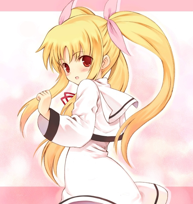 fate testarossa (lyrical nanoha and 2 more) drawn by kurasuke