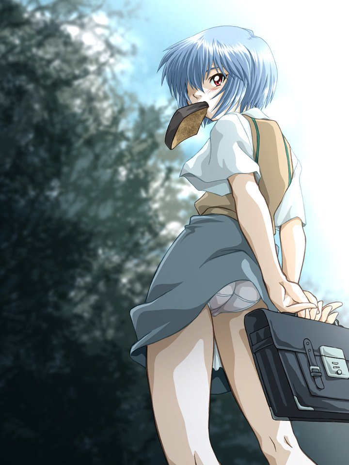 ayanami rei and lina rei (neon genesis evangelion) drawn by zummy