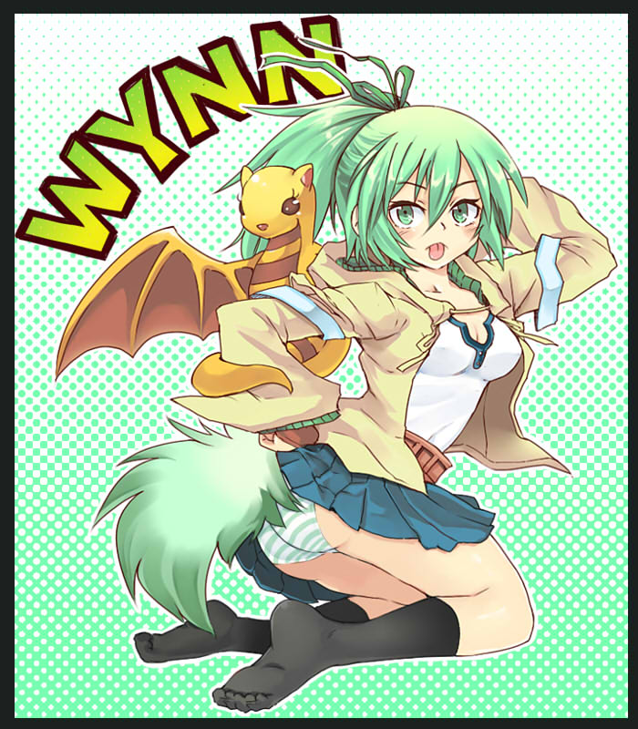 wynn, wynn the wind charmer, and petit dragon (yu-gi-oh! and 1 more) drawn by nasuka@hiyokko
