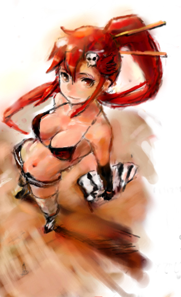 yoko littner (tengen toppa gurren lagann) drawn by tori_(qqqt)