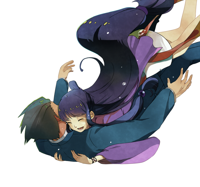 phoenix wright and maya fey (ace attorney) drawn by ki_(mxxxx)