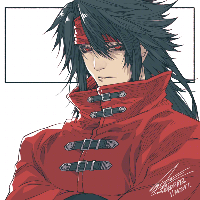 vincent valentine (final fantasy and 3 more) drawn by hiryuu_(kugelcruor)