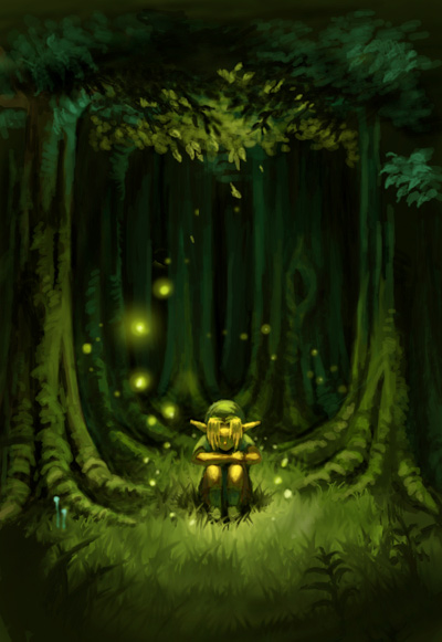 link and young link (the legend of zelda and 1 more) drawn by tubumi