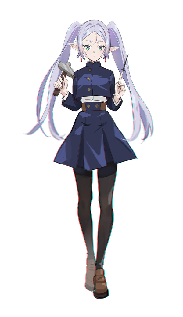 frieren and kugisaki nobara (sousou no frieren and 1 more) drawn by oto1_030