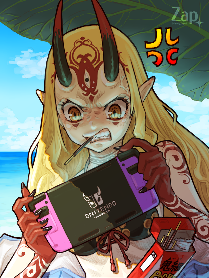 ibaraki douji (fate and 1 more) drawn by zap