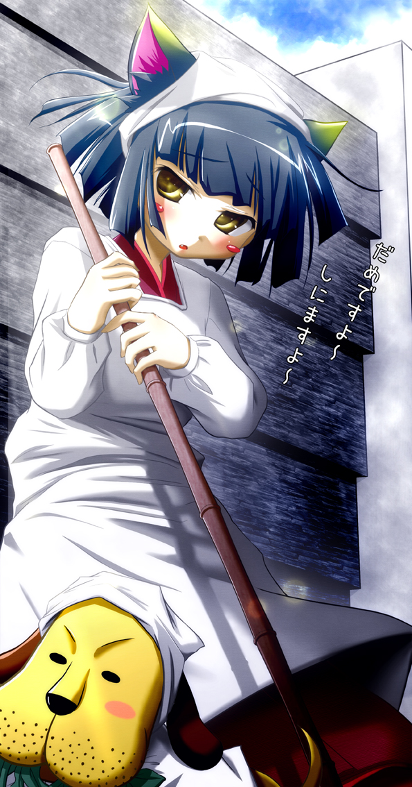 dorm leader and yonakuni (maria holic) drawn by botomu_(eschatology)