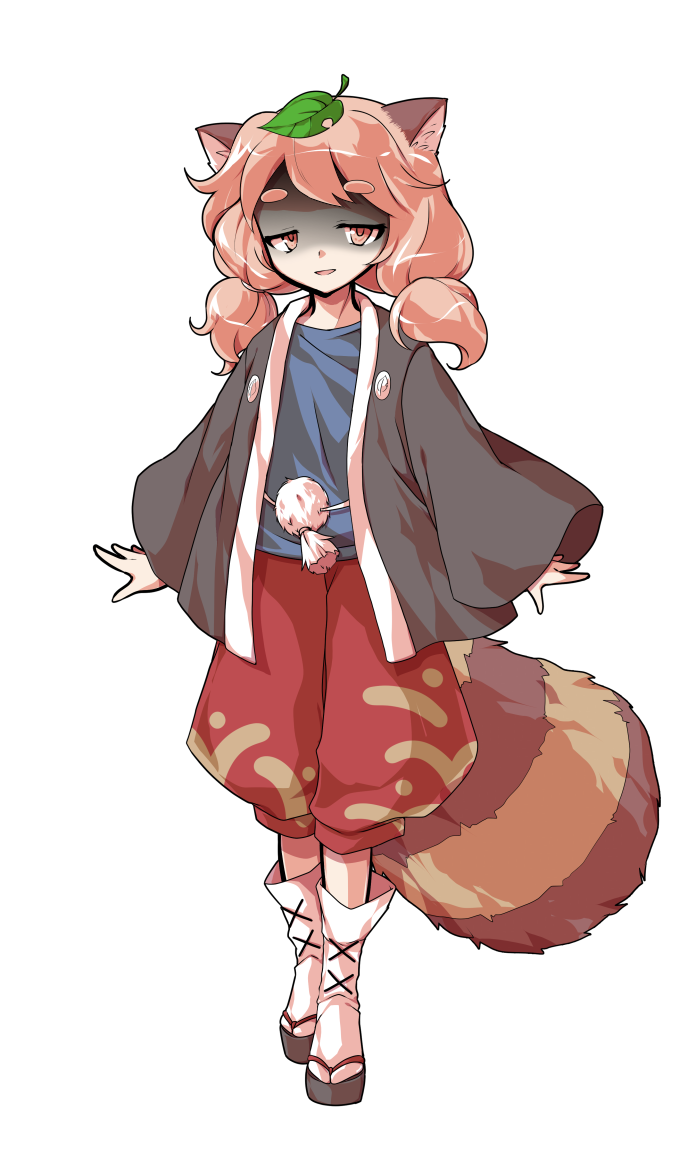 tanuki mob and pigtailed tanuki (touhou) drawn by dairi