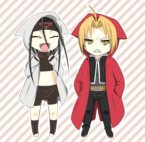 edward elric and envy (fullmetal alchemist) drawn by itou_(itsuko)