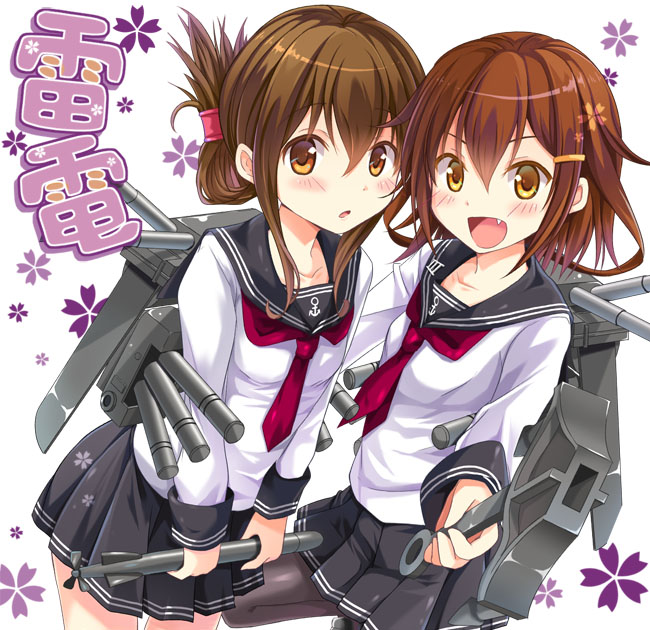 inazuma and ikazuchi (kantai collection) drawn by takanashi_haruto