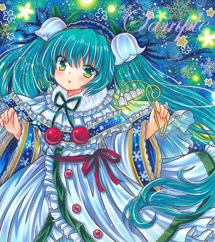 hatsune miku and yuki miku (vocaloid) drawn by rui_(sugar3)