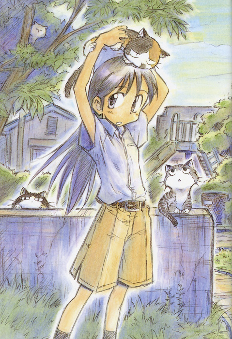 kajiwara sora, mike, haa-san, buchi, kuma, and 1 more (sketchbook full colors)