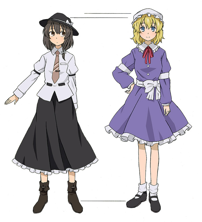 usami renko and maribel hearn (touhou) drawn by kannari