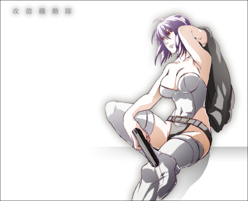kusanagi motoko (ghost in the shell and 1 more) drawn by jack_(haist)