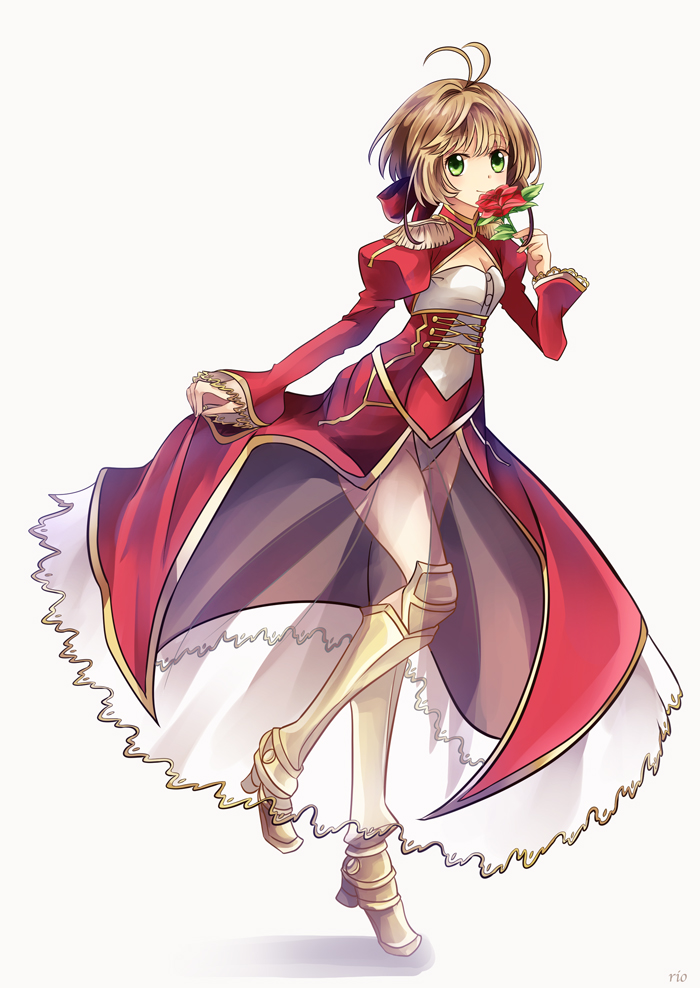 nero claudius, kinomoto sakura, and tange sakura (fate and 2 more) drawn by suika_(rios151794)