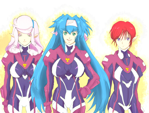klan klein, raramia rerenia, and nene rora (macross and 1 more) drawn by biruberu