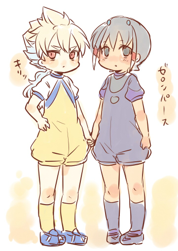 hakuryuu and shuu (inazuma eleven and 1 more) drawn by tobi_(one)