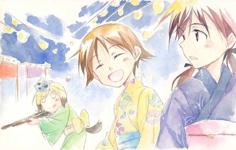 miyafuji yoshika, erica hartmann, and gertrud barkhorn (world witches series and 1 more) drawn by agahari