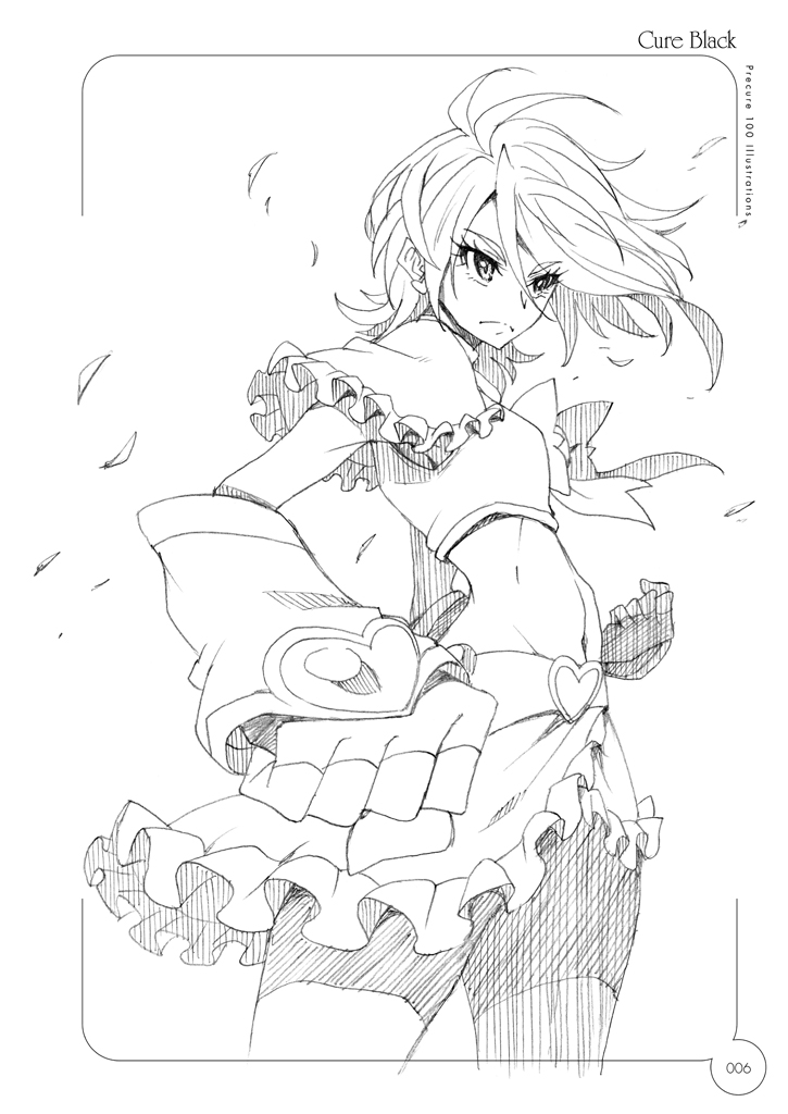 misumi nagisa and cure black (precure and 2 more) drawn by eunos