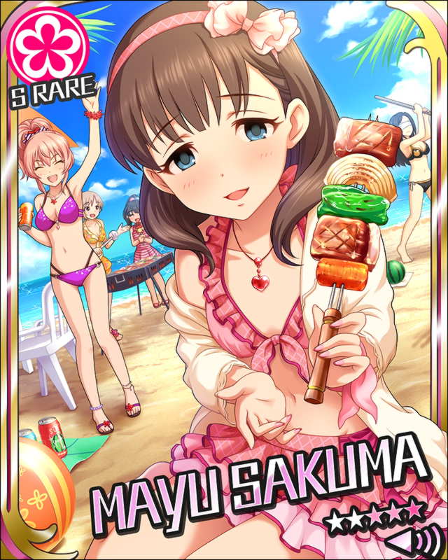 jougasaki mika, sakuma mayu, mukai takumi, aiba yumi, and fukuyama mai (idolmaster and 1 more)