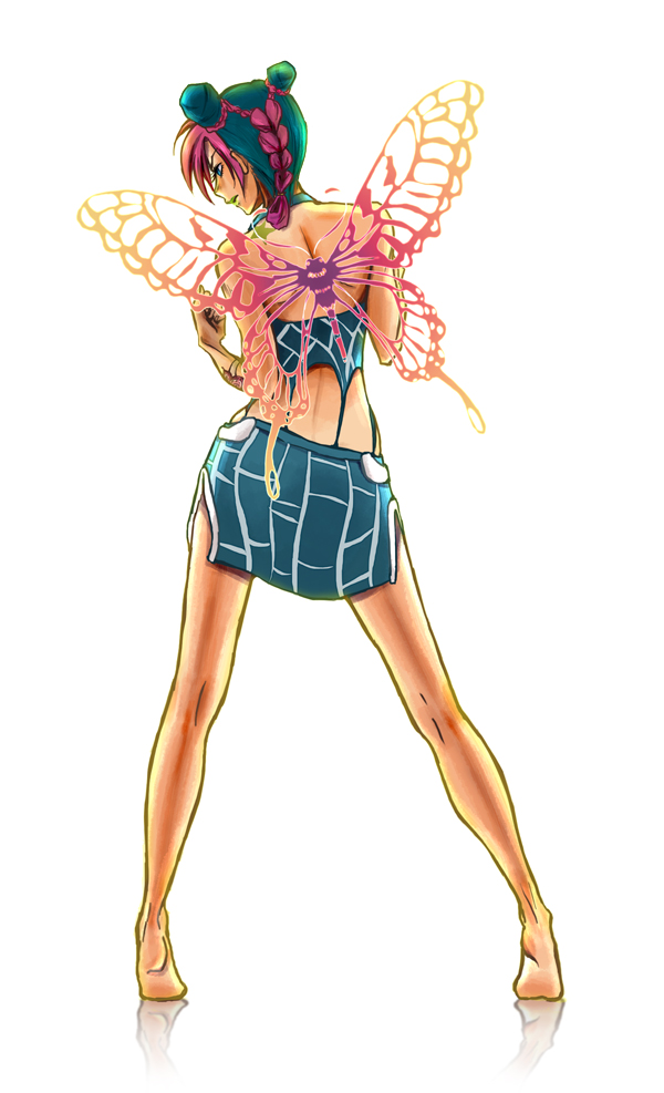 kujo jolyne (jojo no kimyou na bouken and 1 more) drawn by icoico