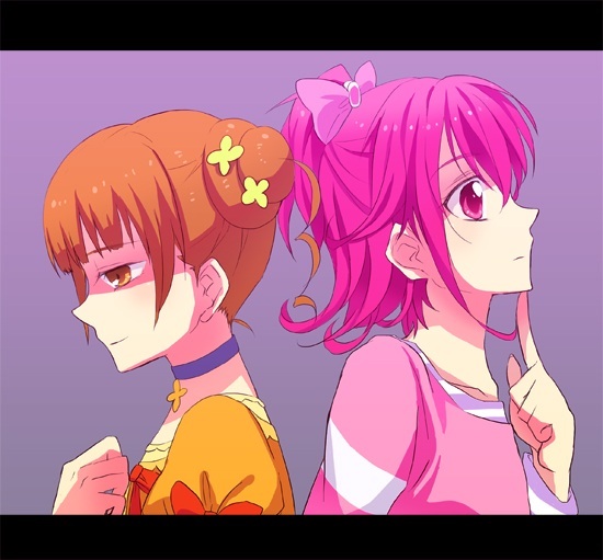 aida mana and yotsuba alice (precure and 1 more) drawn by mofuko