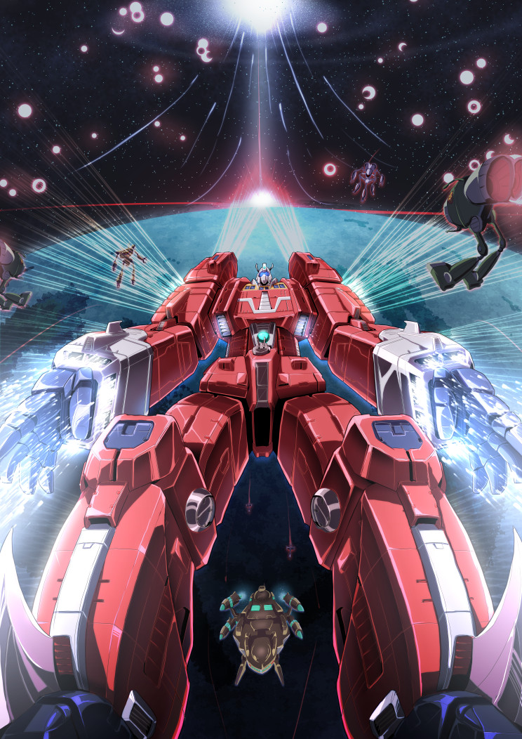 ideon, zanza-lubu, adigo, and zig-mack (densetsu kyojin ideon) drawn by sakusakusakurai