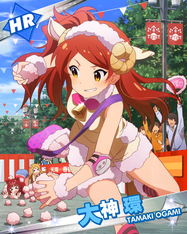amami haruka, ogami tamaki, and shinomiya karen (idolmaster and 1 more)