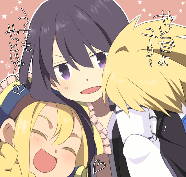 yuri lowell, flynn scifo, and patty fleur (tales of and 1 more) drawn by renkon