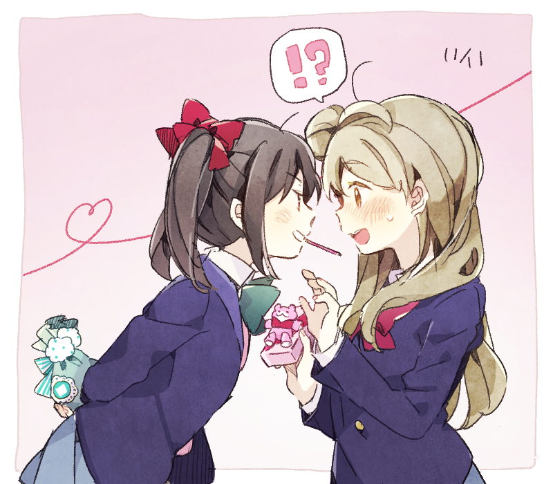 yazawa nico and minami kotori (love live! and 1 more) drawn by dghd