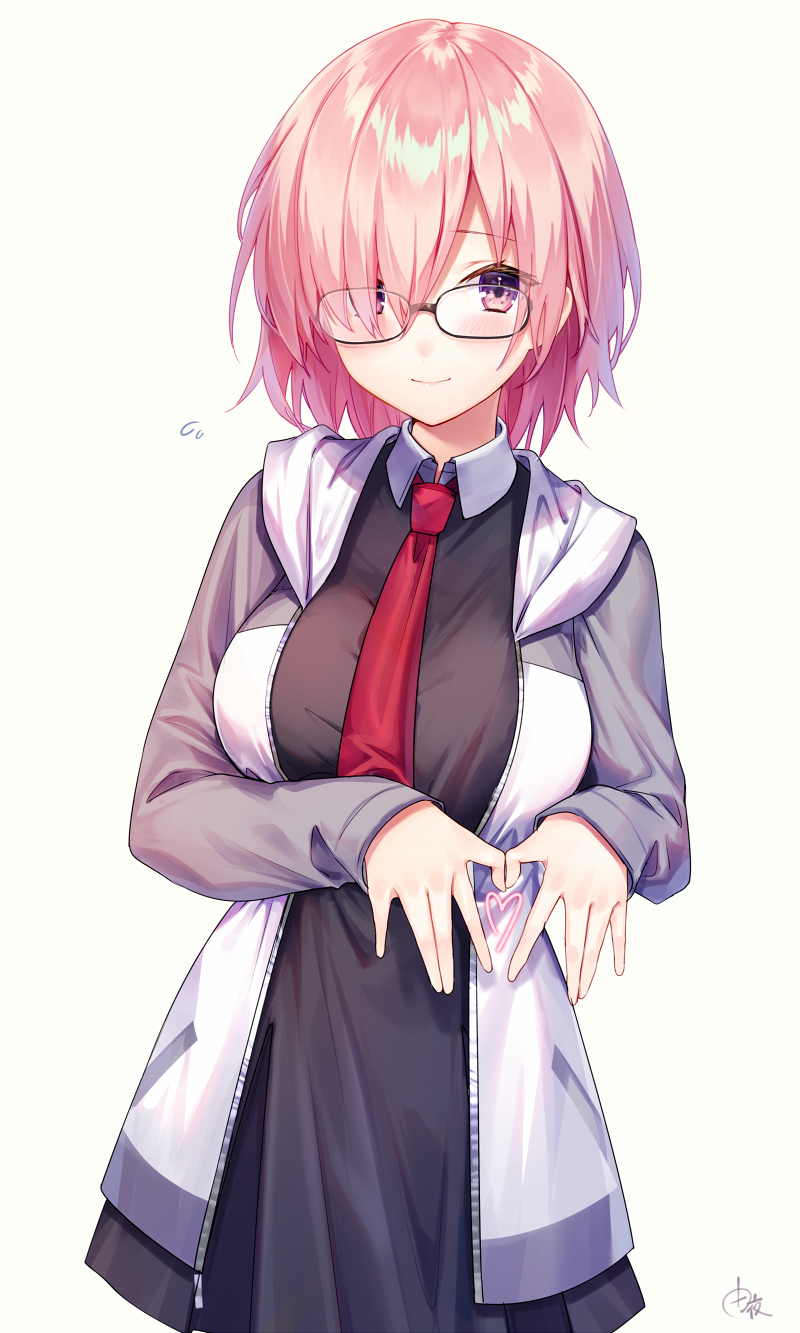 mash kyrielight (fate and 1 more) drawn by yuya_(night_lily)